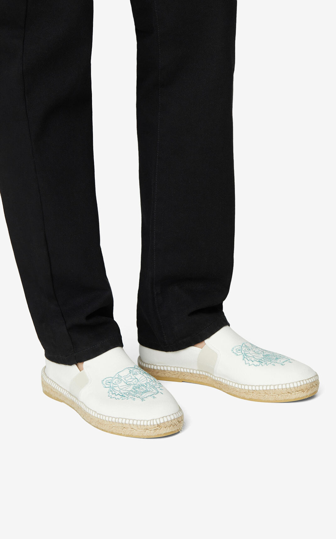 Kenzo Tiger elasticated Espadrillos Herr | 04192-QGCL